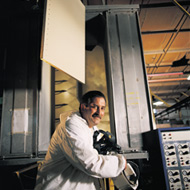 photo of a person working in the Industrial Products Group