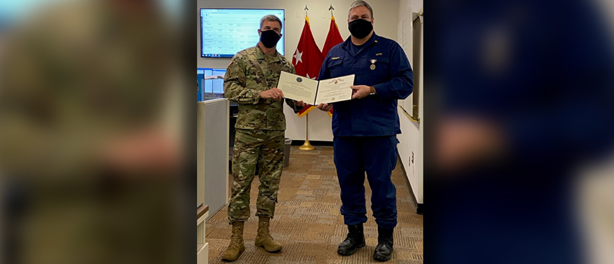 CAPT Michael Crockett Receives Award