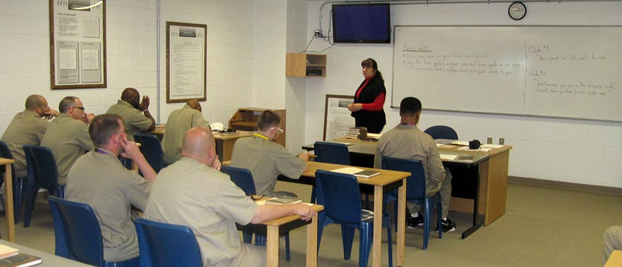 Inmates Work to Overcome Brick Walls